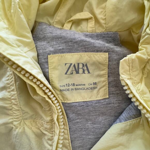 Zara Lined Windbreaker Jacket - Size 12-18m - Picture 2 of 4